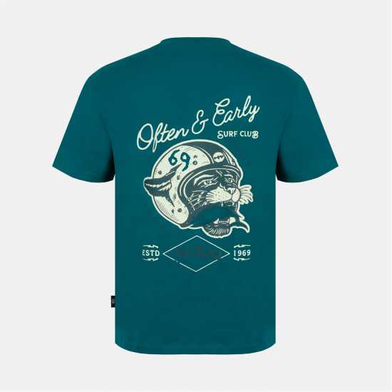 Hot Tuna Мъжка Тениска Обло Деколте Crew T Shirt Mens  