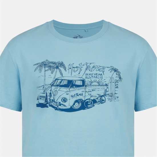 Hot Tuna Мъжка Тениска Обло Деколте Crew T Shirt Mens  