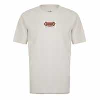 Hot Tuna Мъжка Тениска Обло Деколте Crew T Shirt Mens Off White Мъжко облекло за едри хора
