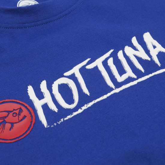 Мъжки тениски и фланелки Hot Tuna Мъжка Тениска Обло Деколте Crew T Shirt Mens Лого на Ryl Blue Hot Tuna Мъжка Тениска Обло Деколте Crew T Shirt Mens Лого на Ryl Blue Мъжки тениски и фланелки
