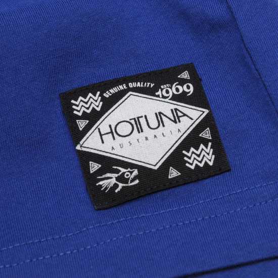 Мъжки тениски и фланелки Hot Tuna Мъжка Тениска Обло Деколте Crew T Shirt Mens Лого на Ryl Blue Hot Tuna Мъжка Тениска Обло Деколте Crew T Shirt Mens Лого на Ryl Blue Мъжки тениски и фланелки