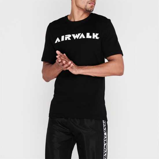 Airwalk Мъжка Тениска Logo Short Sleeve T Shirt Mens  Мъжки ризи