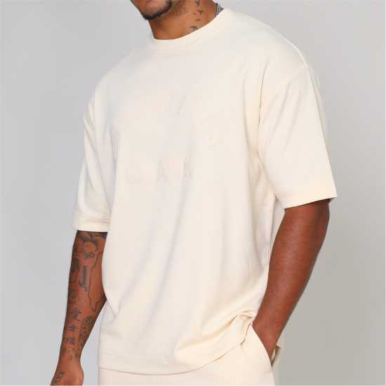 Blank Essentials Essentials Arch T-Shirt Summer Sand Мъжки тениски и фланелки