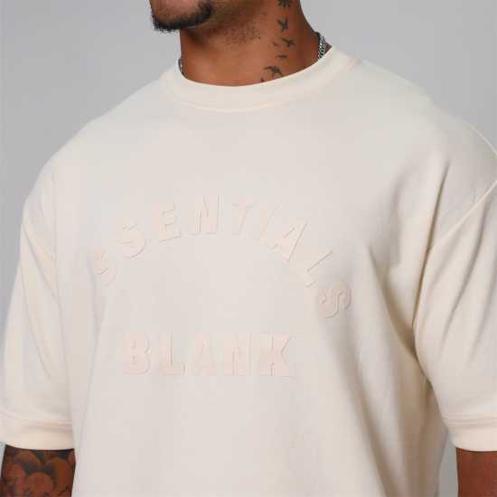 Blank Essentials Essentials Arch T-Shirt Summer Sand Мъжки тениски и фланелки