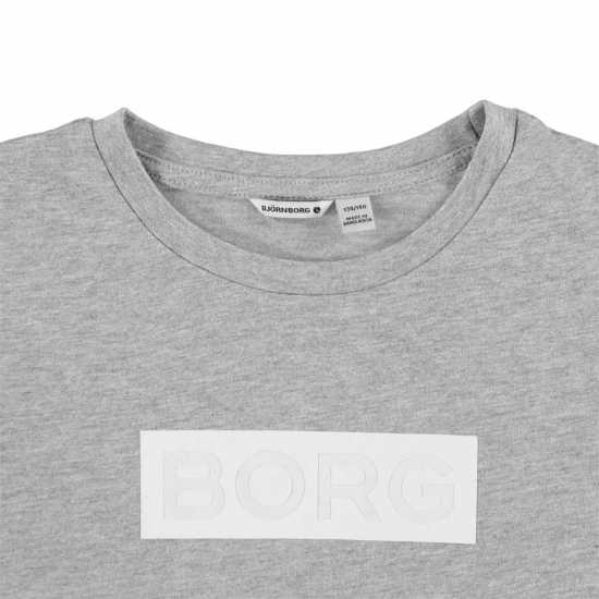 Bjorn Borg Детска Тениска Borg Sport T Shirt Junior Grey 90741 - Детски тениски и фланелки