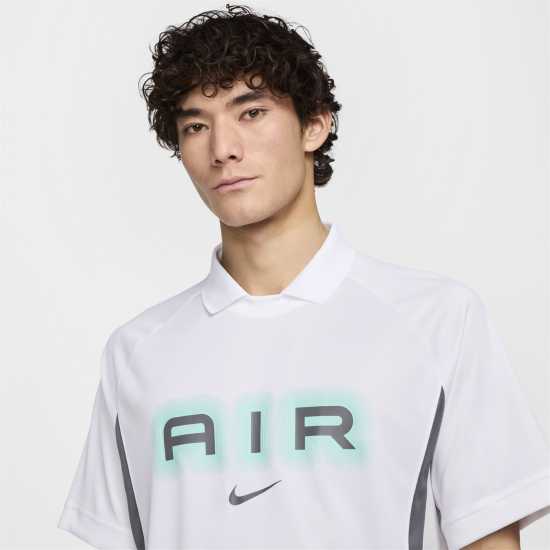 Nike Air Football Top Mens Тъмносин/Каки/Бял Мъжки тениски и фланелки