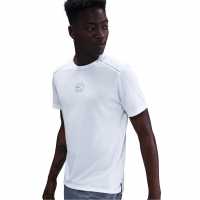 Nike Мъжка Риза Air Run T-Shirt Mens Бяло Мъжки тениски и фланелки