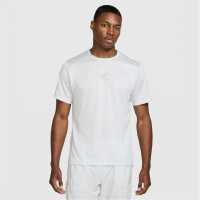 Nike Мъжка Риза Air Run T-Shirt Mens Светло сиво Мъжки тениски и фланелки