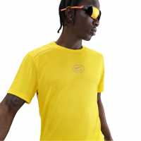 Nike Мъжка Риза Air Run T-Shirt Mens Жълто Мъжки тениски и фланелки