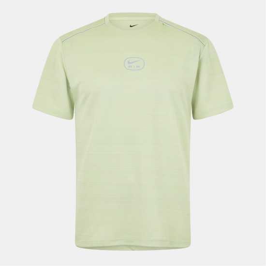 Nike Мъжка Риза Air Run T-Shirt Mens Олива зелена Мъжки тениски и фланелки