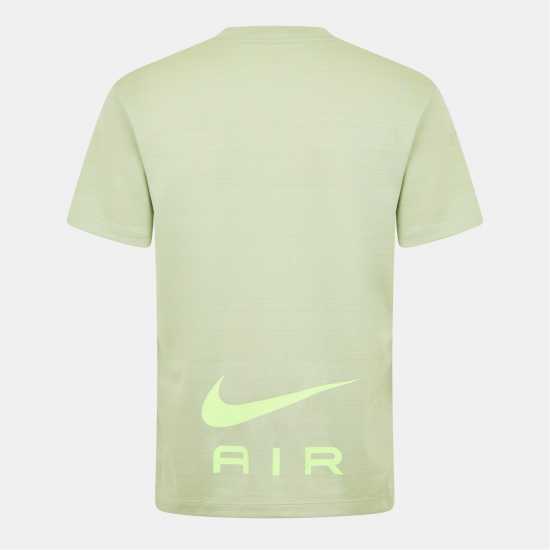 Nike Мъжка Риза Air Run T-Shirt Mens Олива зелена Мъжки тениски и фланелки