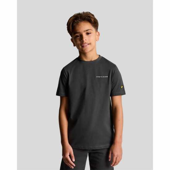 Lyle And Scott Kids' Regular Fit Script T-Shirt  