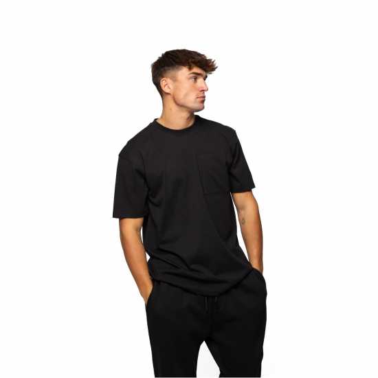 Мъжки тениски и фланелки Established Pocket T-Shirt Черно Established Pocket T-Shirt Черно Мъжки тениски и фланелки