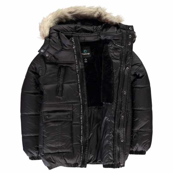 Firetrap Boys' Stylish Padded Winter Jacket with Hood  Детски якета и палта