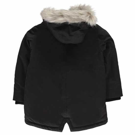 Firetrap Urban Chic Winter Parka With Faux Fur Trim  Детски якета и палта