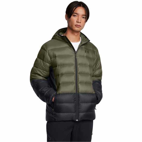 Under Armour Legend Down Hooded Heavyweight Puffer Jacket Морско ОД Зелено Under Armour Legend Down Hooded Heavyweight Puffer Jacket Морско ОД Зелено