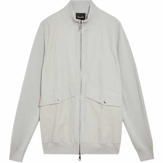 Lyle And Scott Пилотско Яке Men's Full-Zip Knitted Bomber Jacket Lyle And Scott Пилотско Яке Men's Full-Zip Knitted Bomber Jacket