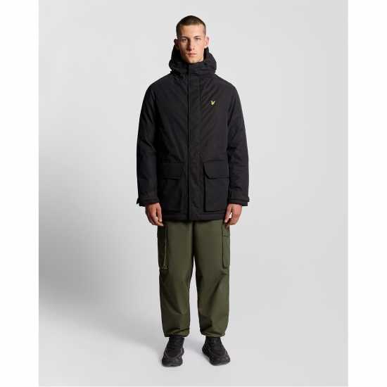 Lyle And Scott Ватирано Яке Men's Membrane Quilted Jacket Център черен 