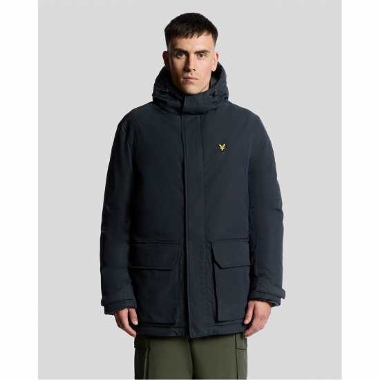 Lyle And Scott Ватирано Яке Men's Membrane Quilted Jacket Тъмно морско синьо Lyle And Scott Ватирано Яке Men's Membrane Quilted Jacket Тъмно морско синьо