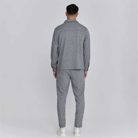 Мъжка Риза Siksilk Smart Overshirt Mens Сиво Мъжка Риза Siksilk Smart Overshirt Mens Сиво