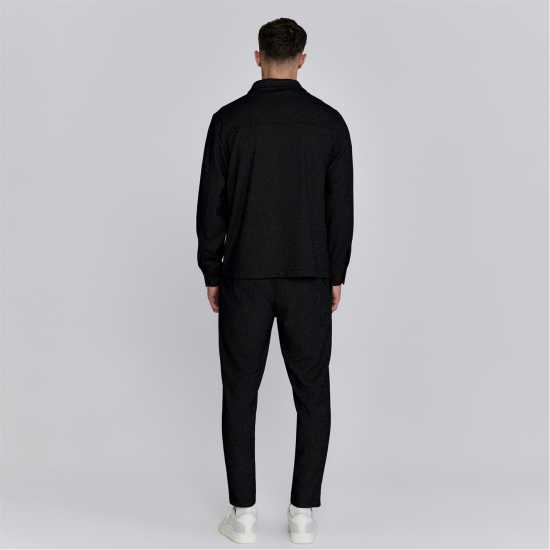 Мъжка Риза Siksilk Smart Overshirt Mens Черно 