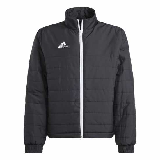 Adidas Ватирано Детско Яке Entrada 22 Light Quilted Jacket Juniors Черно Adidas Ватирано Детско Яке Entrada 22 Light Quilted Jacket Juniors Черно
