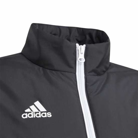 Adidas Ватирано Детско Яке Entrada 22 Light Quilted Jacket Juniors Черно Adidas Ватирано Детско Яке Entrada 22 Light Quilted Jacket Juniors Черно