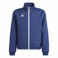 Adidas Ватирано Детско Яке Entrada 22 Light Quilted Jacket Juniors Нави Син Детски якета и палта