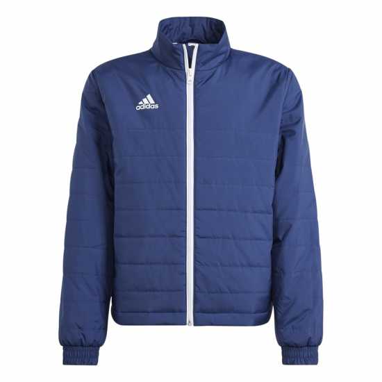 Adidas Ватирано Детско Яке Entrada 22 Light Quilted Jacket Juniors Нави Син Детски якета и палта