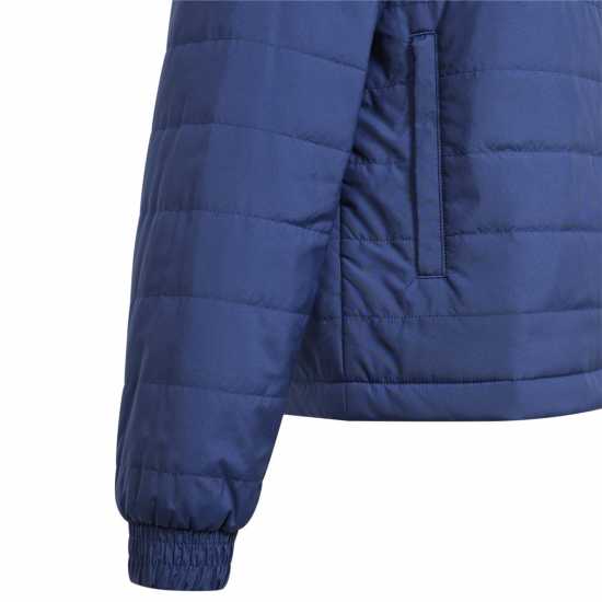 Adidas Ватирано Детско Яке Entrada 22 Light Quilted Jacket Juniors Нави Син Детски якета и палта