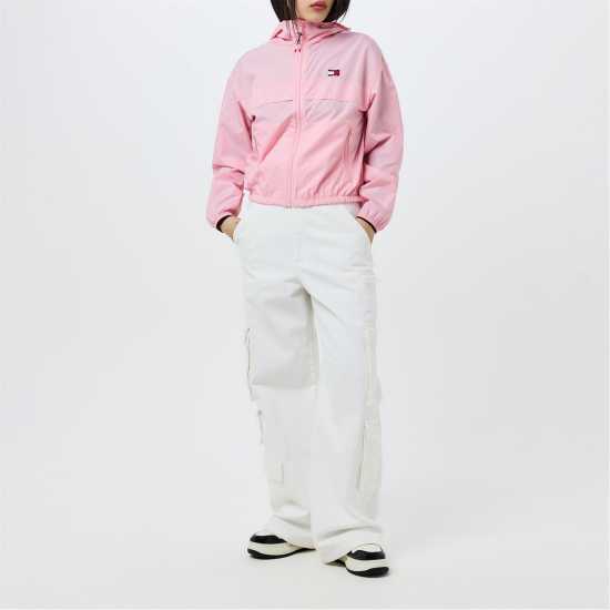 Tommy Jeans The Chicago Jacket Розово Дамски грейки