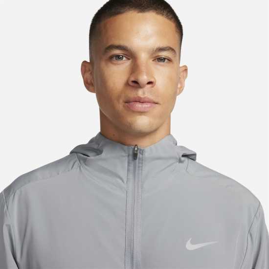 Nike Мъжко Яке С Качулка Form Hooded Jacket Mens Smoke Grey Мъжки якета и палта