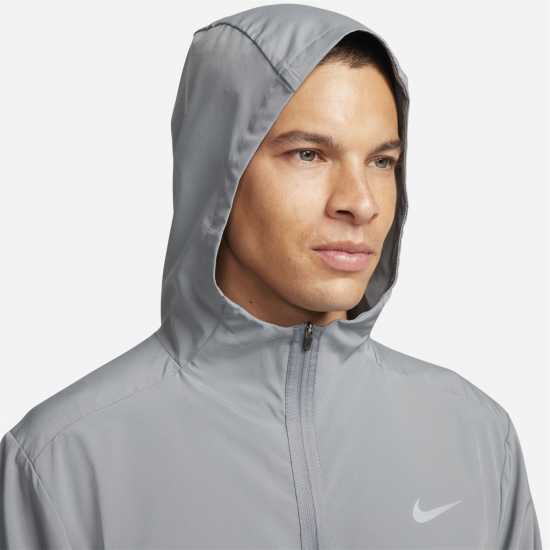 Nike Мъжко Яке С Качулка Form Hooded Jacket Mens Smoke Grey Мъжки якета и палта