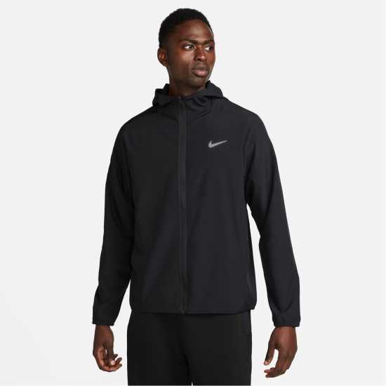 Nike Мъжко Яке С Качулка Form Hooded Jacket Mens Черно/Черно Мъжки якета и палта
