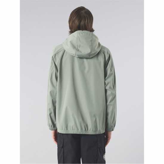 Pretty Green Men's Travis Smock Overshirt Зелено Pretty Green Men's Travis Smock Overshirt Зелено