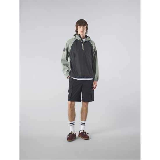 Pretty Green Men's Travis Smock Overshirt Зелено Pretty Green Men's Travis Smock Overshirt Зелено