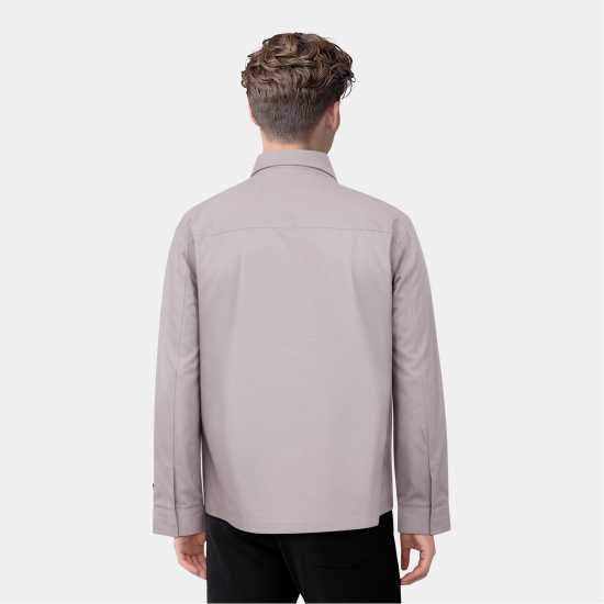 Lyle And Scott Men's Ripstop Overshirt Бледо сиво 