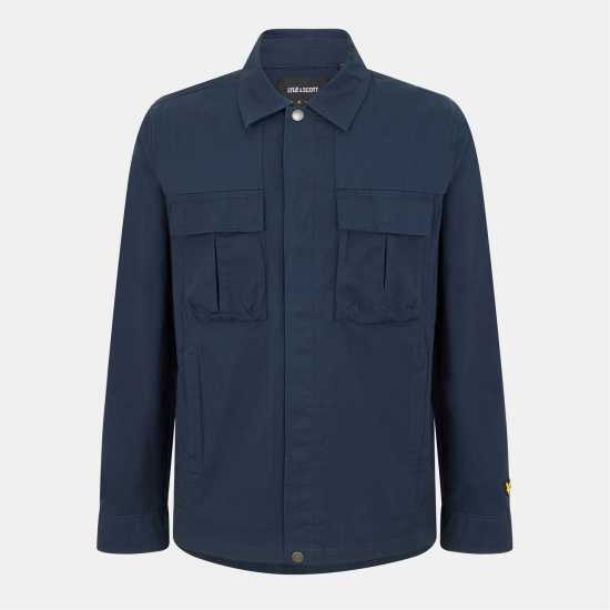 Lyle And Scott Men's Ripstop Overshirt Тъмно морско синьо 