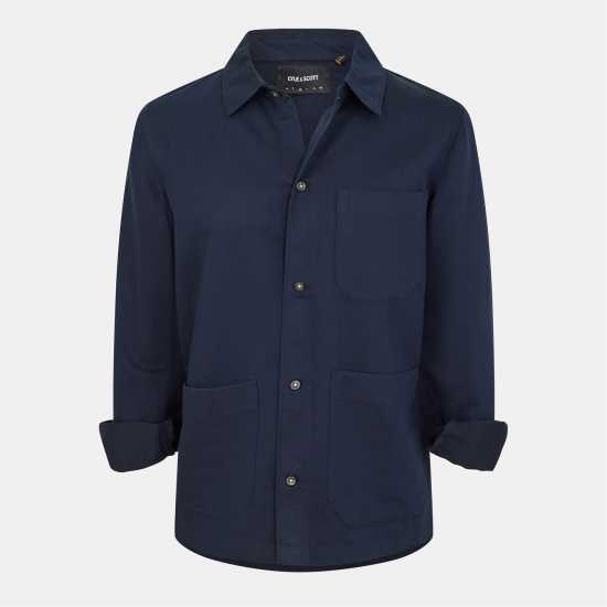 Lyle And Scott Linen Blend Overshirt  