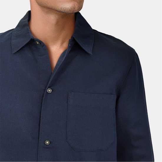 Lyle And Scott Linen Blend Overshirt  