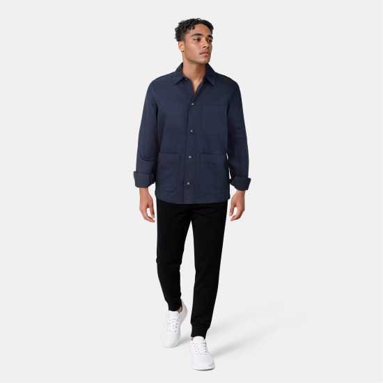 Lyle And Scott Linen Blend Overshirt  