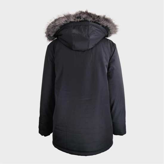 Палто Парка Jack Wills Parka Jacket Черно Палто Парка Jack Wills Parka Jacket Черно