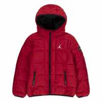 Air Jordan Unisex Kids'  Insulated Puffer Jacket Червено 