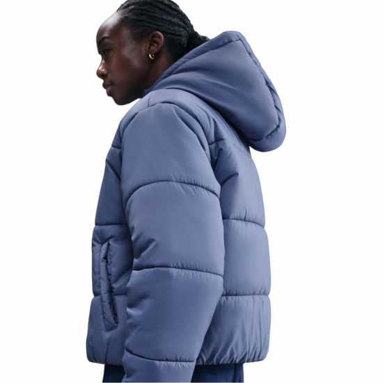 Nike Дамско Яке Sportswear Classic Puffer Jacket Womens Indigo/White 