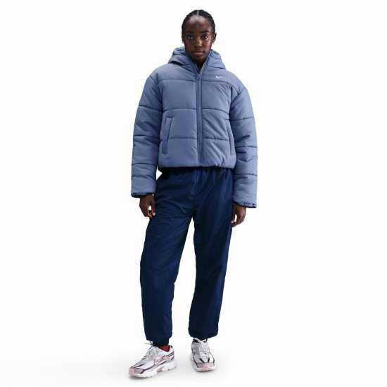 Nike Дамско Яке Sportswear Classic Puffer Jacket Womens Indigo/White 