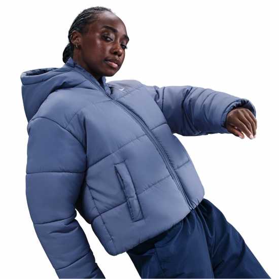 Nike Дамско Яке Sportswear Classic Puffer Jacket Womens Indigo/White 