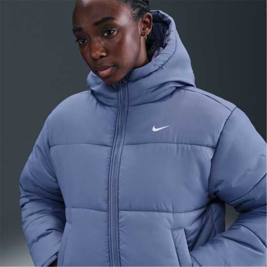 Nike Дамско Яке Sportswear Classic Puffer Jacket Womens Indigo/White 