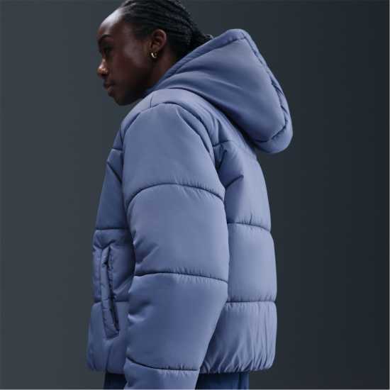 Nike Дамско Яке Sportswear Classic Puffer Jacket Womens Indigo/White 