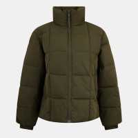 Short Boxy Puffer Jacket  