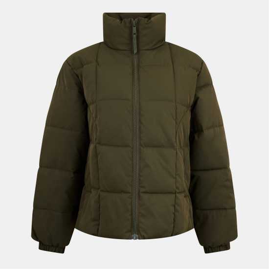 Short Boxy Puffer Jacket  
